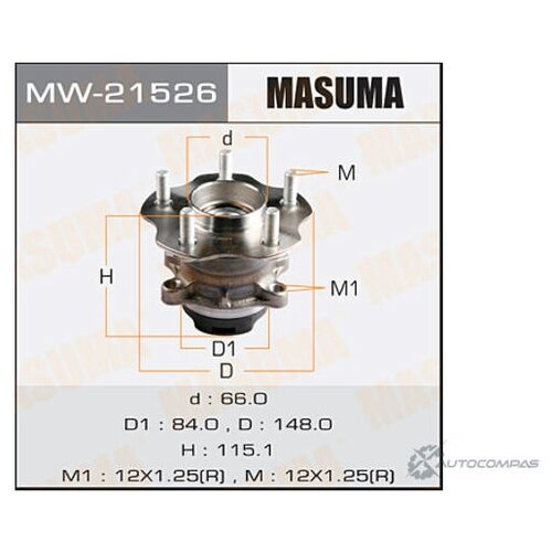 Ступичный узел MASUMA 7EJ9 0DT 1422879379 MW-21526