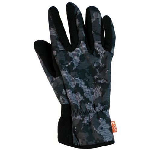 фото Спортивные флисовые перчатки wind x- treme gloves plain 198 digital camo black wind x-treme