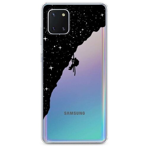 фото Силиконовый чехол "скалолаз в космосе" на samsung galaxy note 10 lite / самсунг гэлакси нот 10 лайт case place