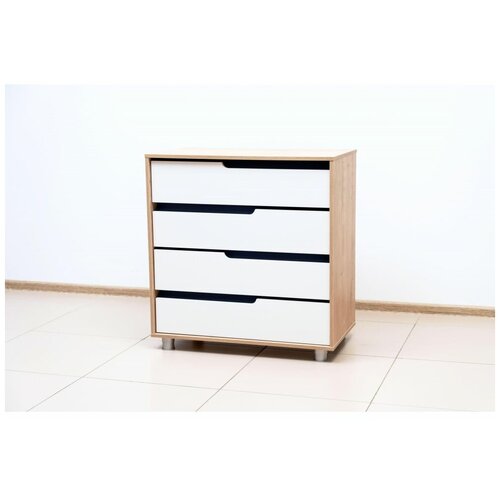 Комод Комфорт-S М2 Винсент-5 дуб ирландскийбелый матовыйдуб глубинно-синий 11390₽