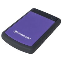 Внешний жесткий диск TRANSCEND StoreJet 25H3, 2 ТБ, USB 3.1 Gen 1 (TS2TSJ25H3P) фиолетовый