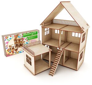 Кукольный домик Dolodom с лестницей