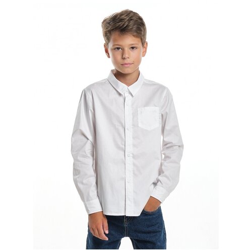 Рубашка для мальчиков Mini Maxi, модель 7821, цвет белый, размер 122