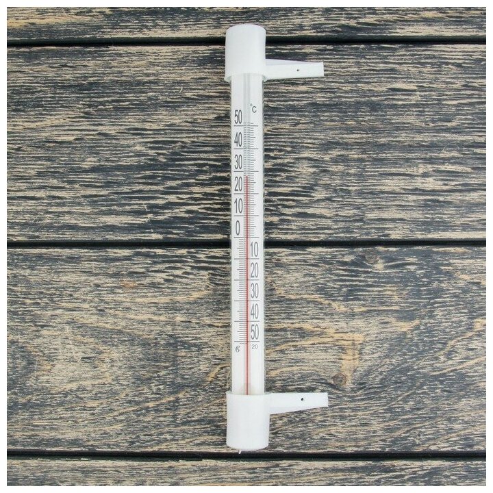 Термометр наружный, мод.ТСН-13/1, от -50°С до +50°С, на "гвоздике", упаковка картон 1546036