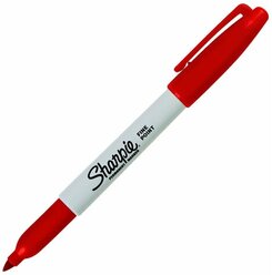 Sharpie Маркер Fine, 3 шт, красный