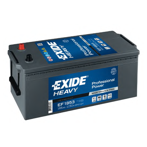 фото Exide ef1853_аккумулятор! 185ah 1150a +слева powerpro 513/223/223 b0\ exide ef1853