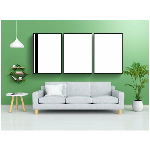 фото Набор модулных постеров для интерьера "флаг, вымпел, красный" 60x90 см. в тубусе, без рамки lotsprints