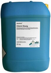 Дезинфицирующее средство Хлорин aquatop жидкий 25 кг