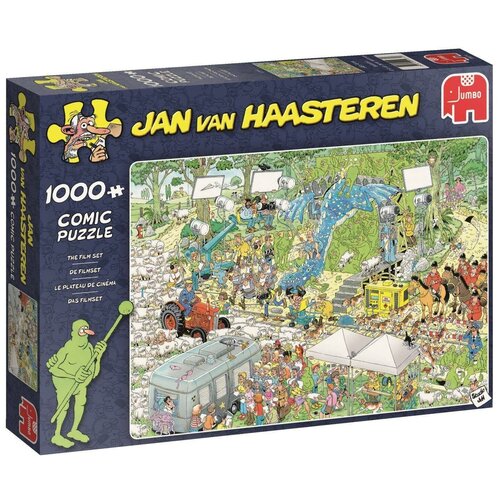 Пазл Jumbo 1000 деталей: Съемочная площадка (Jan Van Haasteren)
