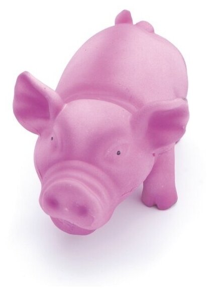 Игрушка для собак COMFY PIGGI свинья 17 см розовая (латекс)
