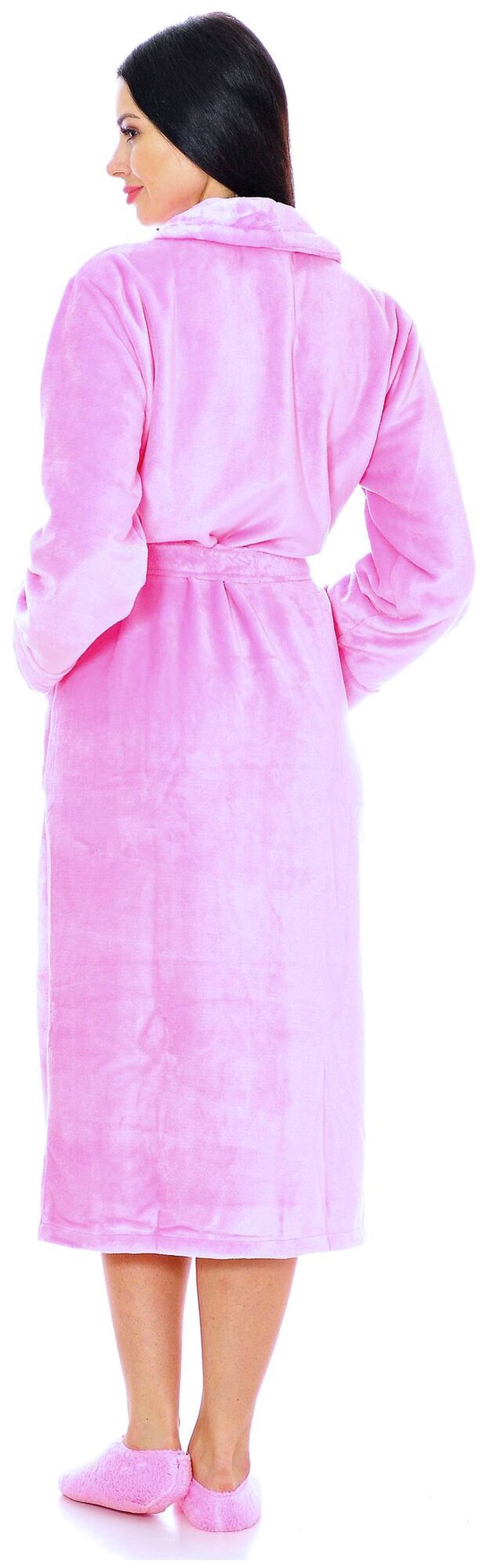 Халат банный женский, s-family, размер 44;46, цвет розовый - фотография № 2