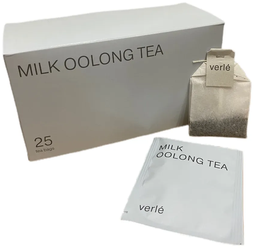 Чай зеленый байховый китайский VERLE "MILK OOLONG" (молочный улун), пакетированный 25 штук по 2 грамма