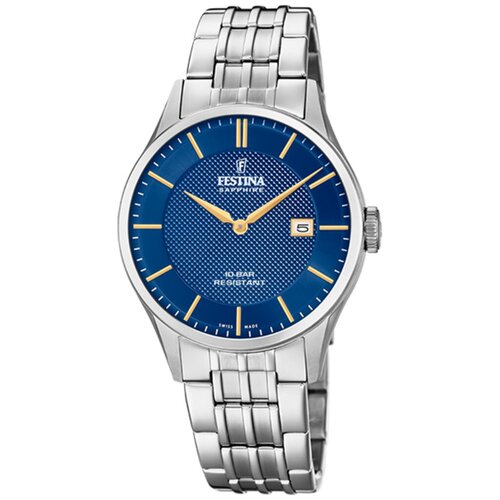 Наручные часы FESTINA Classics, серебряный наручные часы festina classics f20504 2 серебряный золотой