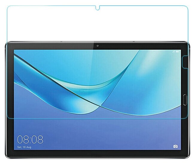 Защитное противоударное стекло MyPads для планшета Huawei MediaPad M6 10.8 с олеофобным покрытием