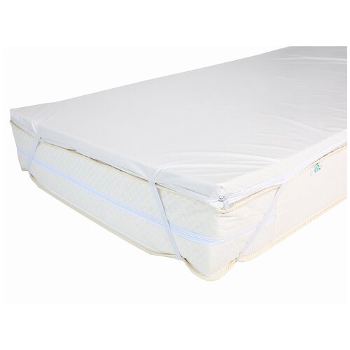 Матрас- наматрасник непромокаемый из медицинской клеенки белый цвет, размер 80х180 высота 5 см