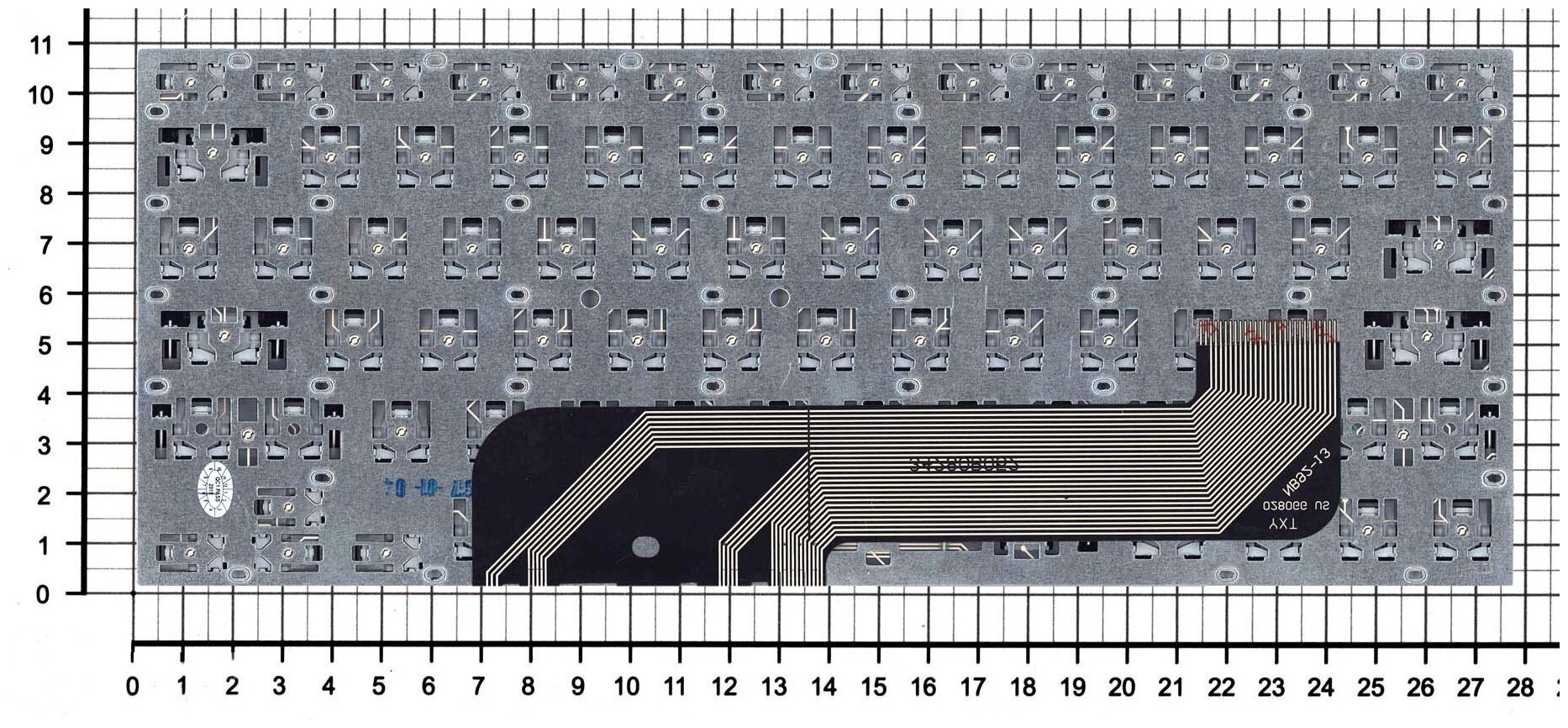 Клавиатура для ноутбука Prestigio Smartbook PSB141C01CFH черная
