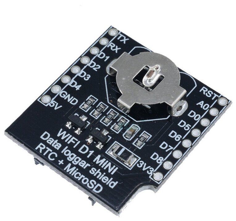 Wemos D1 mini Data Logger Shield