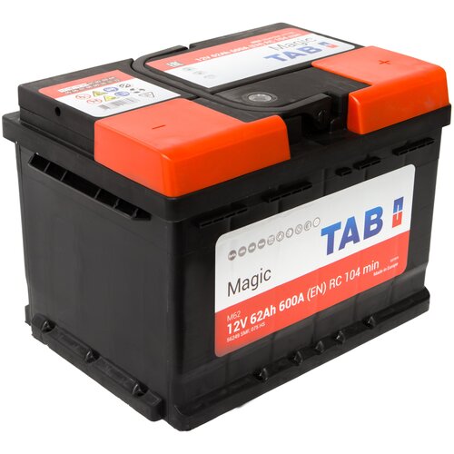 Аккумулятор TAB Magic 62 Ач 600А низкий