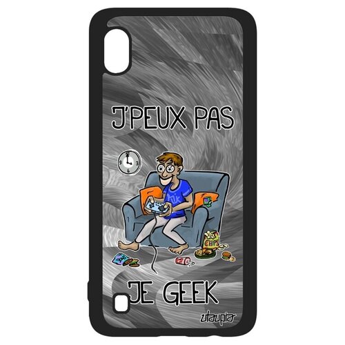 фото Противоударный чехол на телефон // samsung galaxy a10 // "не могу - играю!" юмор карикатура, utaupia, серый