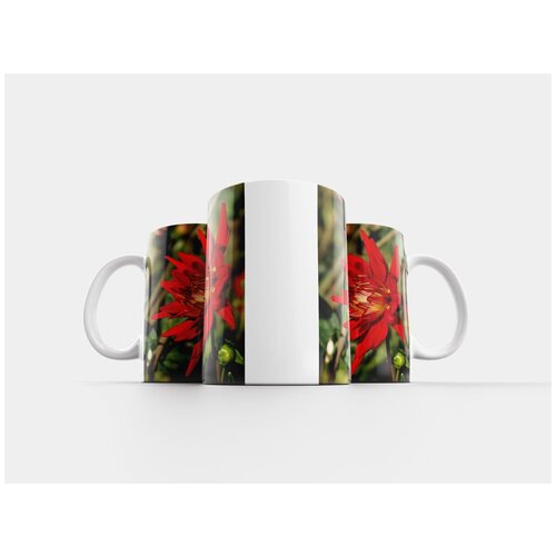 фото Кружка "георгин, цветок, цветок цвести" 320 мл lotsprints