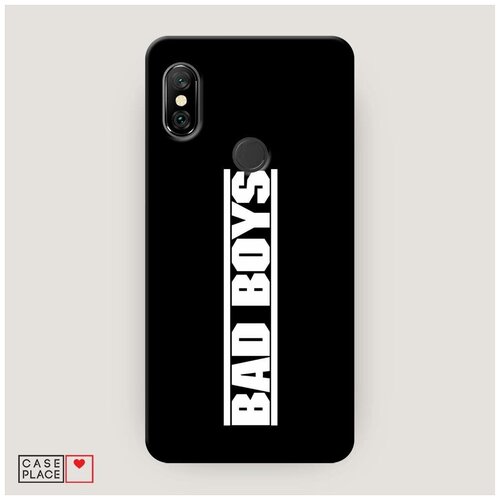 фото Чехол пластиковый xiaomi redmi note 6 pro bad boys case place