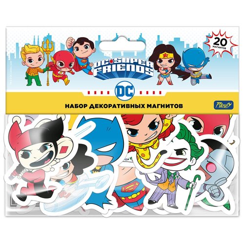 Набор магнитов Супердрузья 1 / DC Super Friends 1 20-Pack (20 шт.)