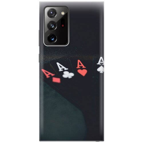 фото Силиконовый чехол на samsung galaxy note 20 ultra / самсунг ноут 20 ультра с эффектом блеска "флеш-рояль gosso