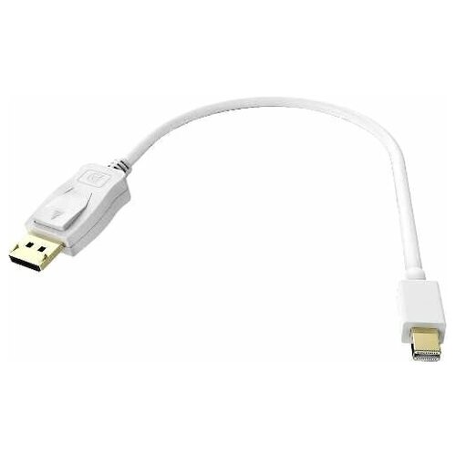 Видео адаптер mini DisplayPort на DisplayPort L-PRO белый шнур minidisplayport dvi g l pro