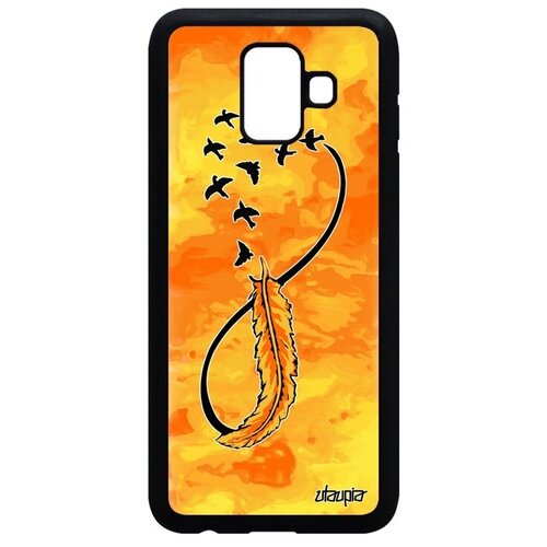 фото Красивый чехол на телефон // galaxy a6 2018 // "бесконечность" вселенная дизайн, utaupia, желтый