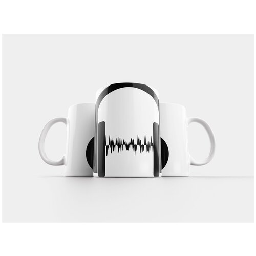 фото Кружка "волна, форма волны, слуховой" 320 мл lotsprints