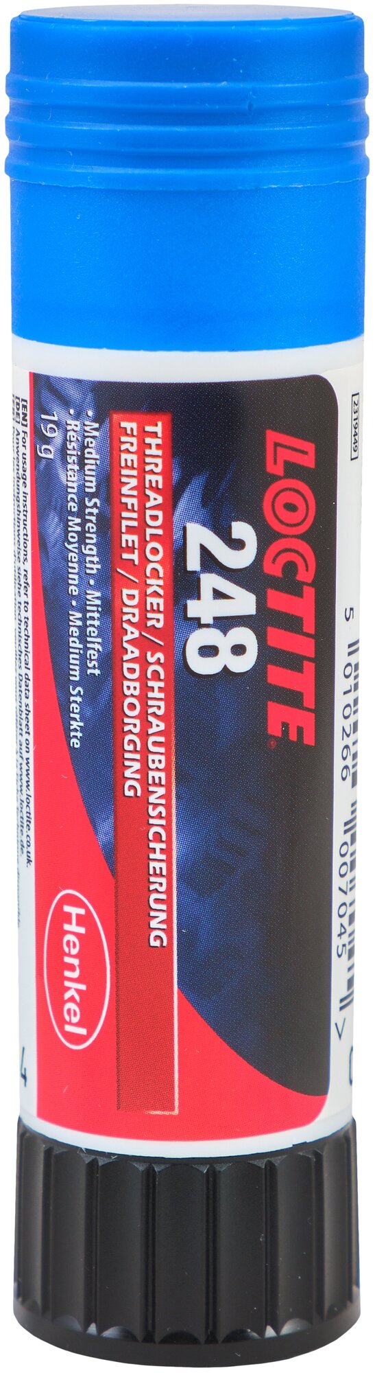 Фиксатор резьбовых соединений LOCTITE 248 NSF 19 гр синий (средняя прочность)