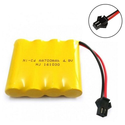 Аккумулятор NI-CD AA 4.8V 700MAH форма FLATPACK разъем SM аккумулятор ni cd aa 4 8v 700mah форма row разъем sm