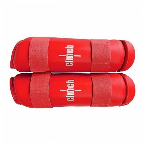 защита голени clinch shin guard kick красная l Защита голени Clinch Shin Guard Kick ФКР (S, Красный)