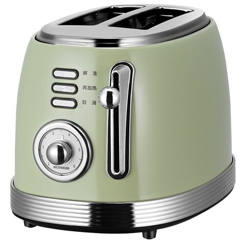 Тостер-гриль Ocooker Small Retro Toaster (Green)