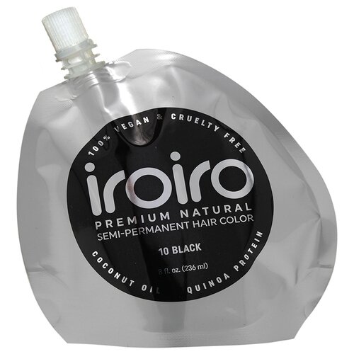 Iroiro Краситель прямого действия, 10 black, 236 мл