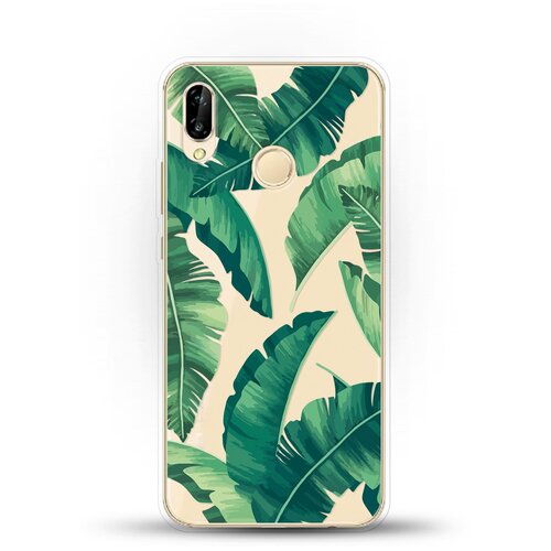 фото Силиконовый чехол пальма на huawei nova 3e andy & paul