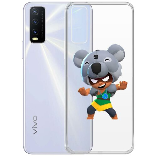 фото Чехол-накладка clear case brawl stars-нита коала для vivo y20 krutoff group