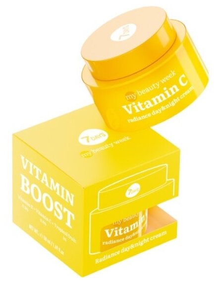 Крем для лица 7DAYS MY BEAUTY WEEK VITAMIN C придающий сияние коже, 50 мл