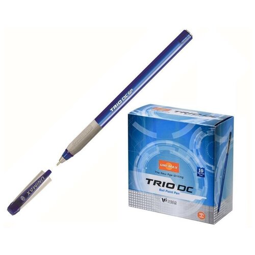 Ручка шариковая Unimax Trio DC GP (0.5мм, синий цвет чернил, масляная основа)