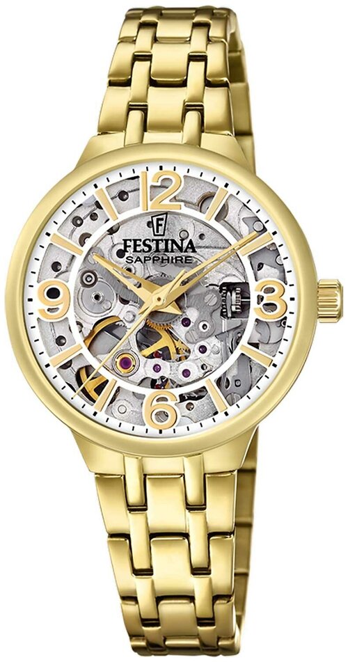 Наручные часы FESTINA Механические наручные часы Festina F20617/1, золотой, серебряный