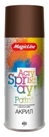  Magic Line Acrylic spray paint, RAL 8014, 450 , 1 .