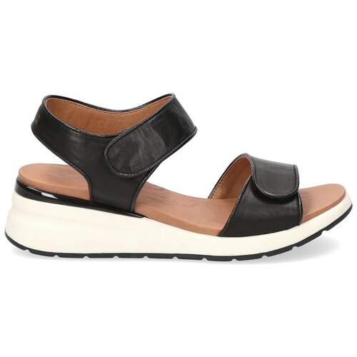 фото Босоножки летние женские caprice черные матовые,размер 40