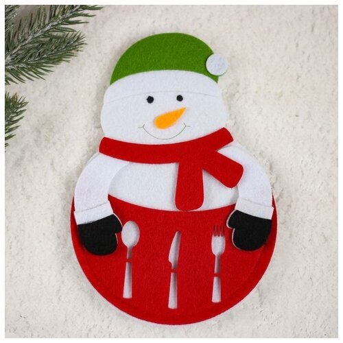 Страна Карнавалия Конверт для столовых приборов «Снеговик»