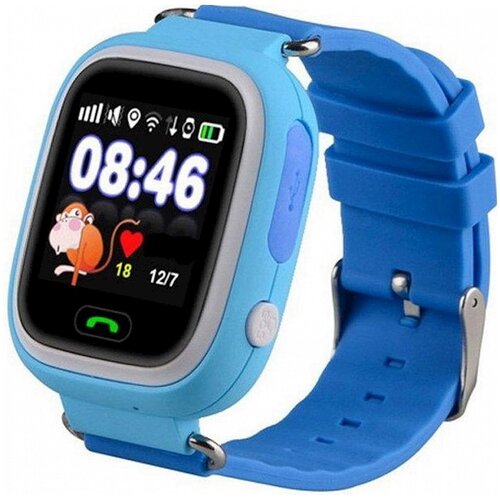 Детские умные часы Smart Baby Watch Q80 Wi-Fi, синий