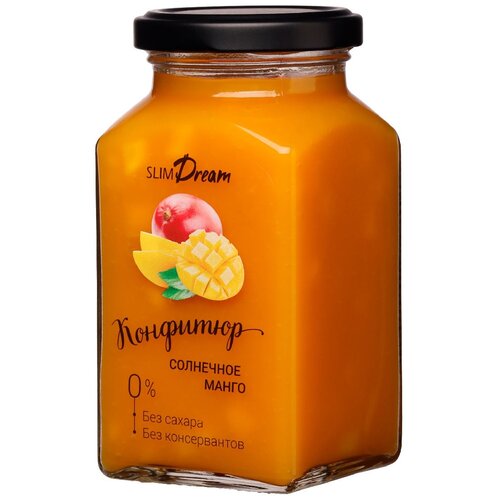 Конфитюр Slim Dream манго без сахара, банка, 300 г