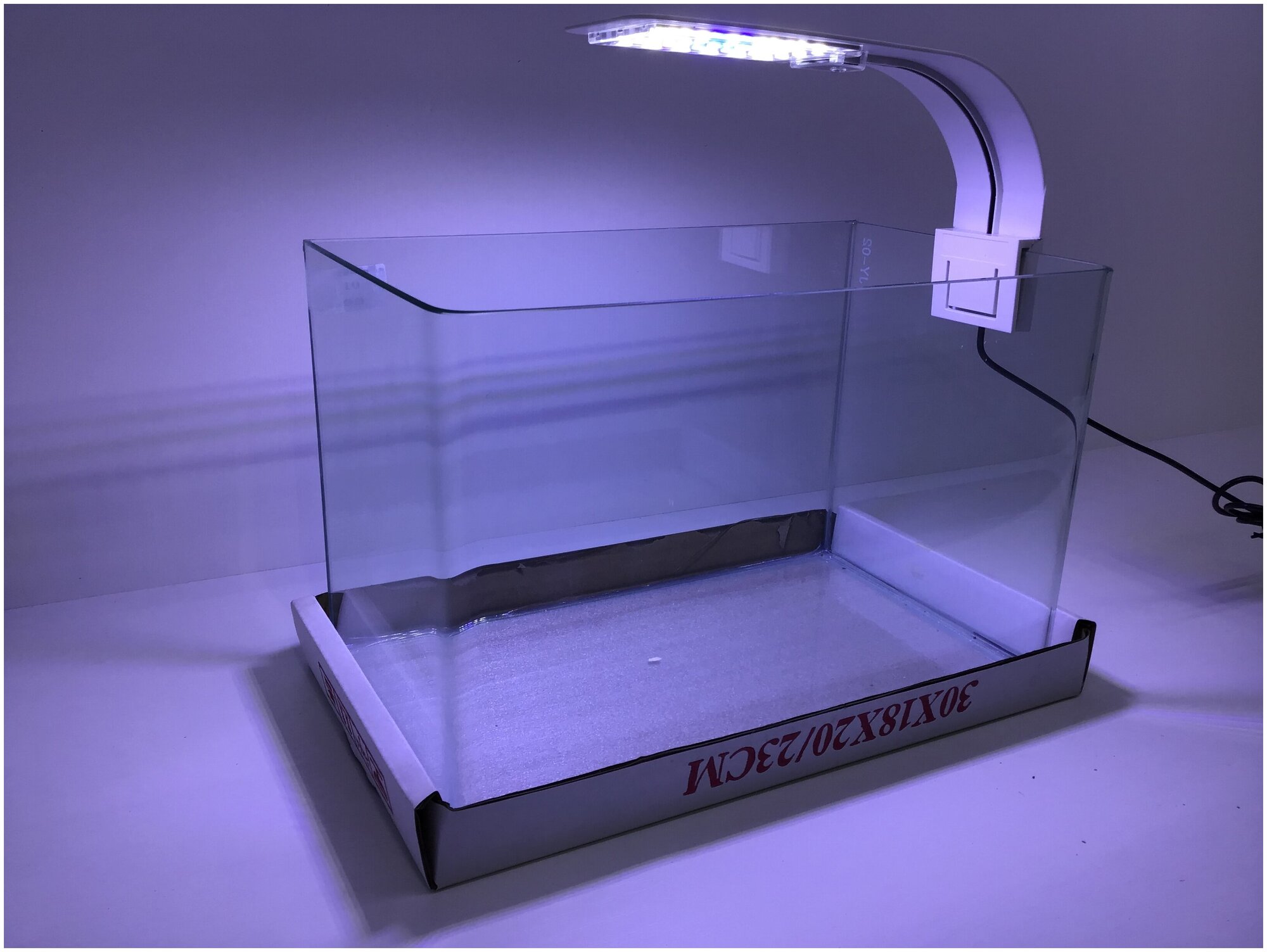 аквариум для рыбок и креветок "5в1" стекло, 10 литров 300 х 170 х 200 мм