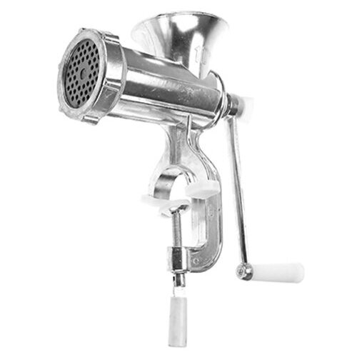 Мясорубка механическая 10 26х215х105см алюминиевый корпус 1 решетка 1 нож крепление к столу в коробке Китай 426600₽