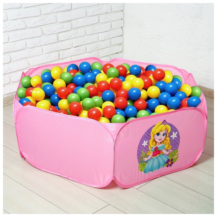 Сухой бассейн для шариков «Милая принцесса» - фотография № 1