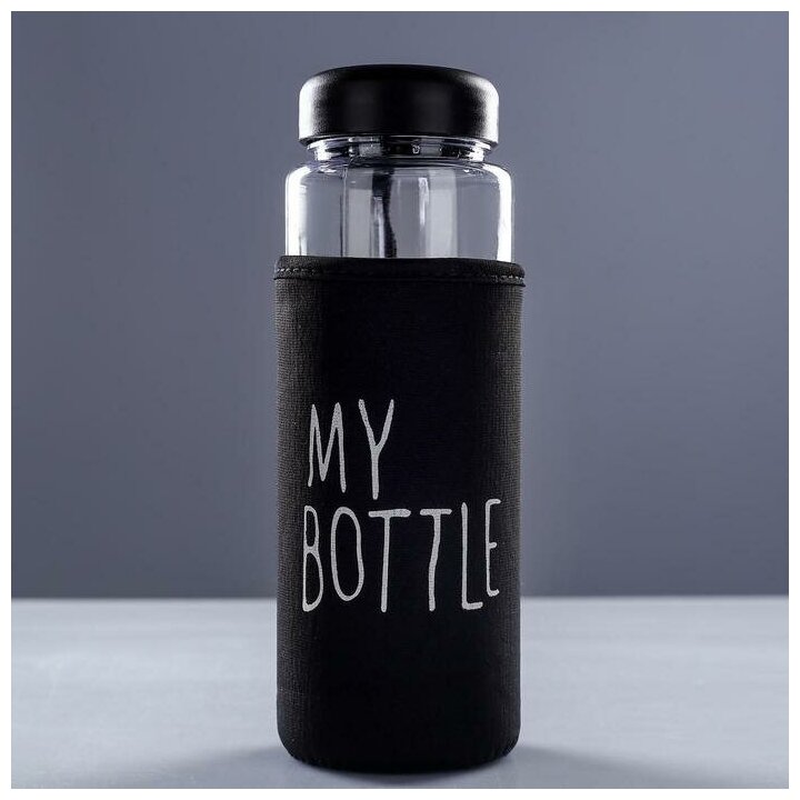 Бутылка для воды "My bottle", 500 мл, 19.5 х 6 см, микс - фотография № 8