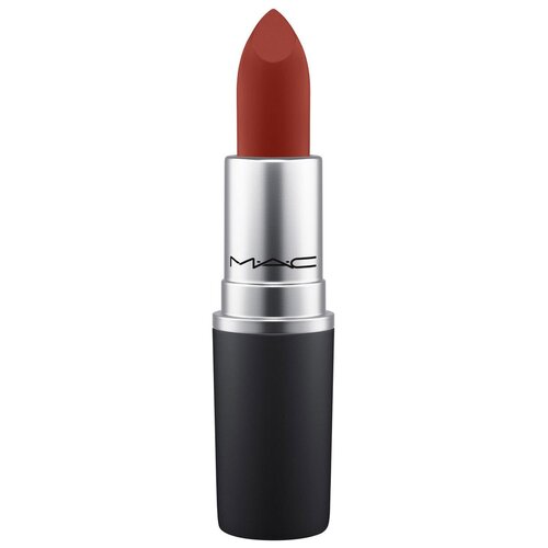 MAC помада для губ Powder Kiss Lipstick увлажняющая матовая, оттенок Dubonnet Buzz mac помада для губ amplified lipstick легкий блеск оттенок dubonnet